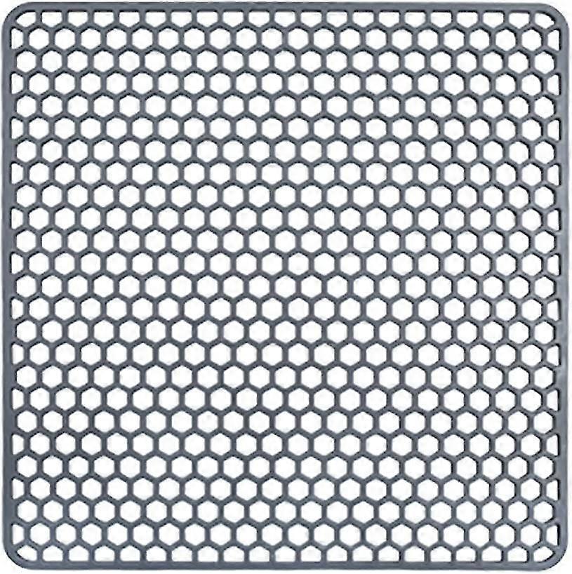 Multifunctional Silicone Deep Dish Trivet For Kitchen, Table (gray Honeycomb)