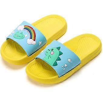 Boys & Girls sandals slippers dinosaur summer non-slip soft swimming pool outdoor beach indoor bathroom bathing shower kids water shoesactual shoe len