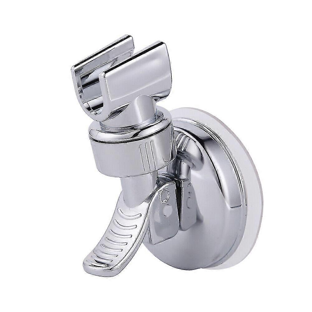 Wall Mounted Bathroom Shower Holder Rack Adjustable Sprayer Showerhead Bracket(silver)(1pcs)