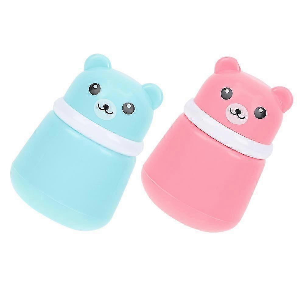 Powder Puff Box Case, 2Pcs Soft Sponge Puff for Home Use