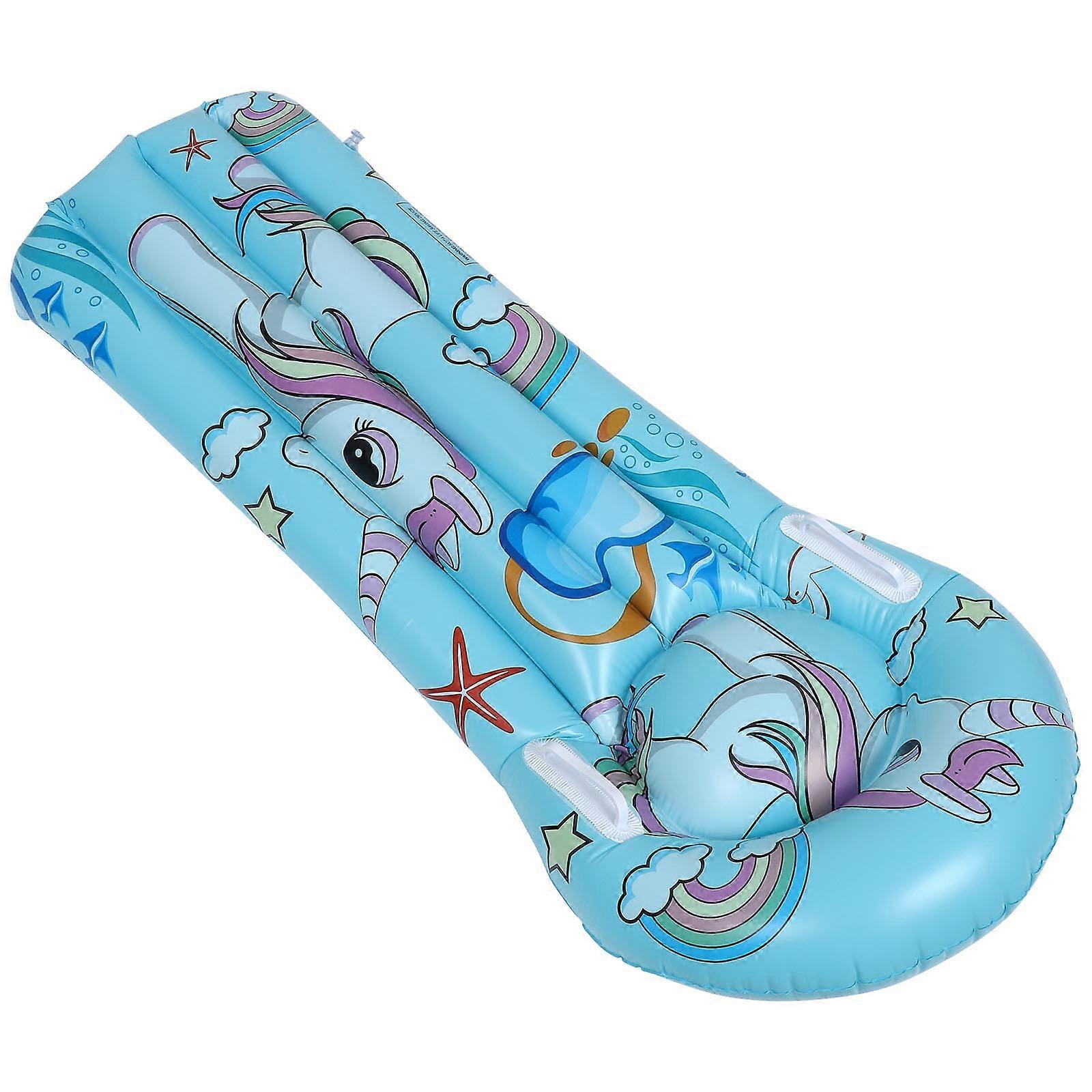 Inflatable Floating Mat Unicorn Shape Floating Bed for Kids