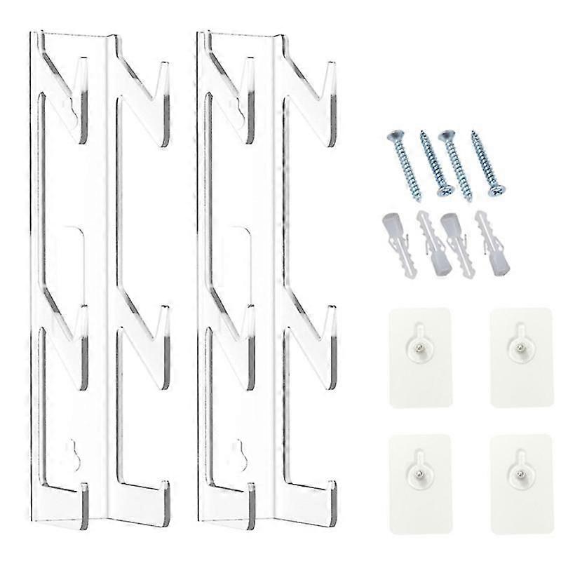 2pcs 2-tier universal game controller headset holder stand for controller stand clear headphone hol [MI]