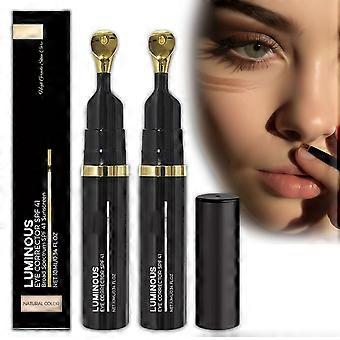 Full Coverage Under Eye Concealer Hydrating Dark Circle Corrector with Peach Tone and Anti-Aging Formula
