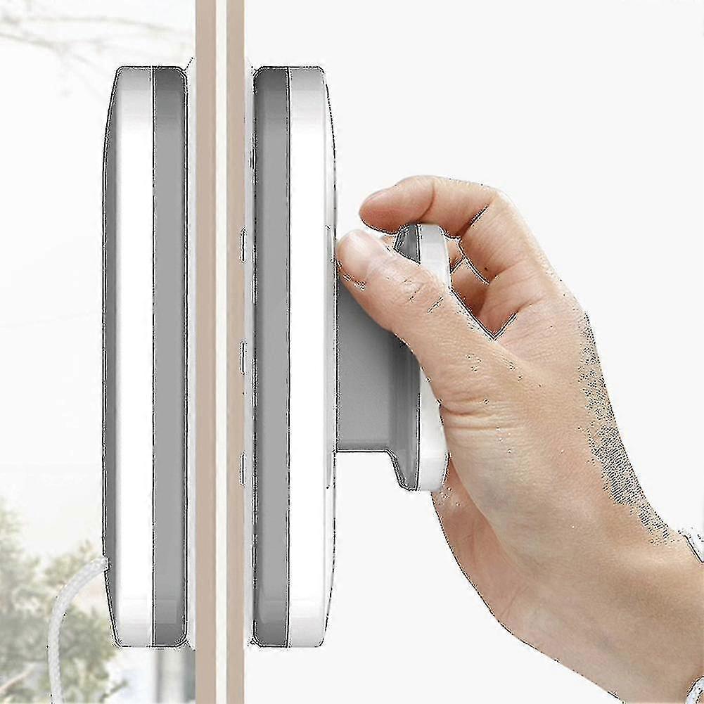 Limpiacristales magnético de doble cara para edificios altos.