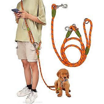 Hands Free Dog Leash 2M Thicken Multifunction Adjustable Reflective Anti-los Dog Rope compatible with Dog Running Walking Training Essential