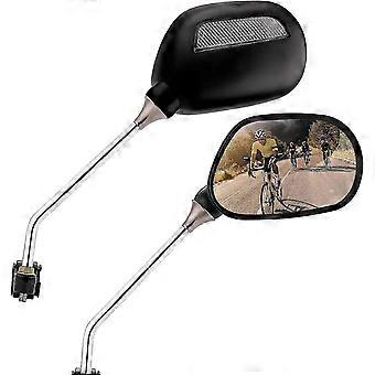 Bike Rearview Mirror 1Pair Bicycle Mirrors 360 Adjustable Rear View Mirror Bike Reflector Bike Mirror compatible with Scooter, Mountain Road Bike