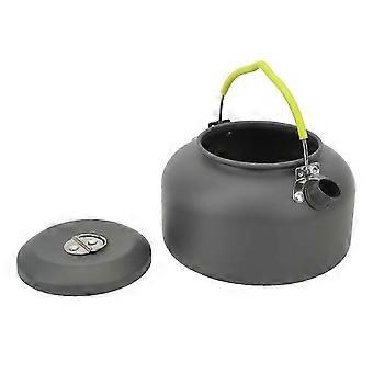Bouilloire de camping 1,3 L en alliage d'aluminium anodisé, résistante aux hautes températures et isolée pour le thé d'extérieur