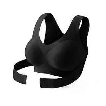 Wireless Posture Correction Bra compatible with Women Seamless Push Up Bralette Cross Back Support Daily Shaping Lingerie