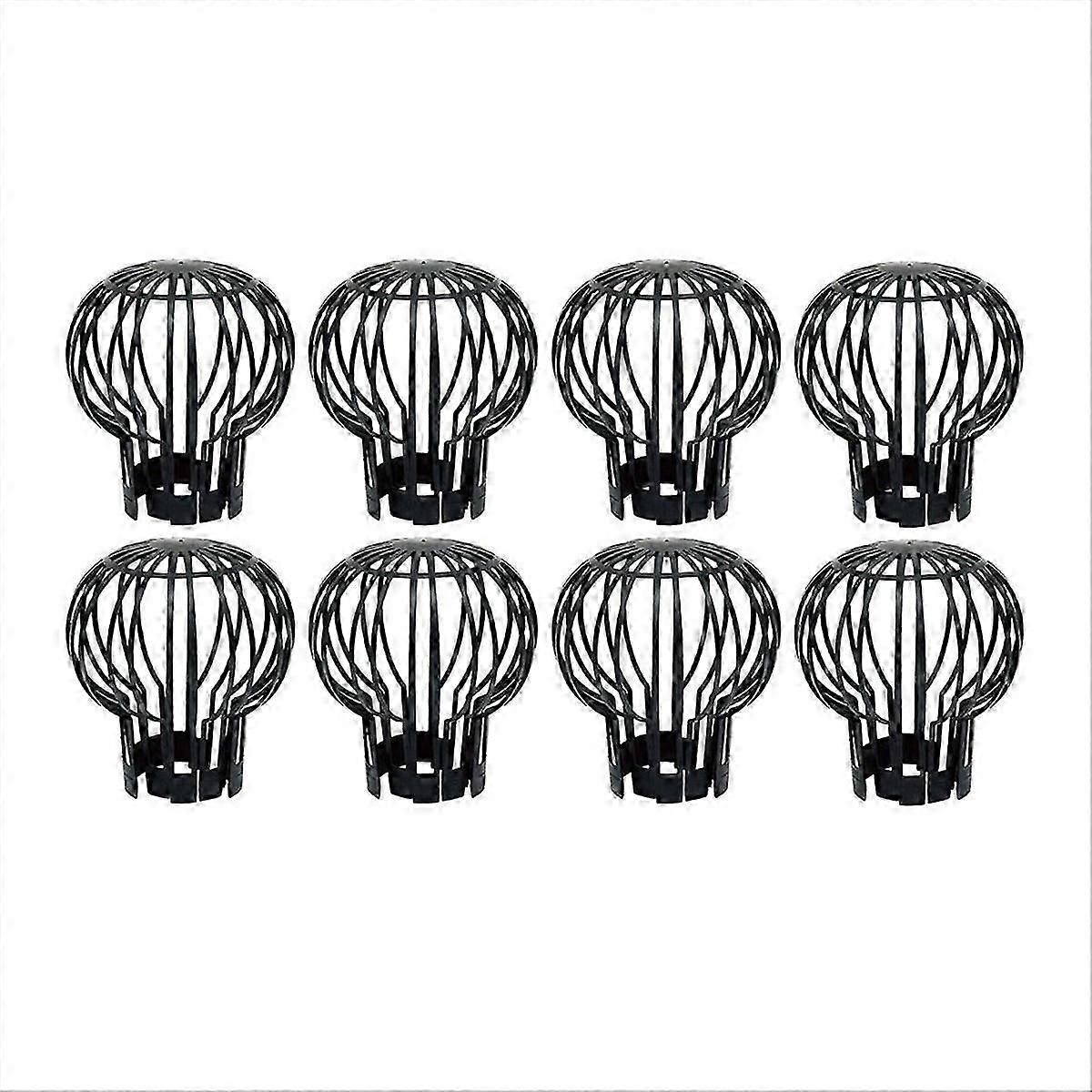 8Pcs Plastic Gutter Guards, Downpipe Leaf Guard, Downspout Filter, Drain Pipe Debris Dirt Protector
