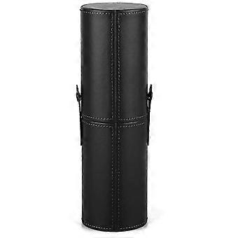 Makeup Brush Holder for Women Travel Brush Storage Cup (Black)