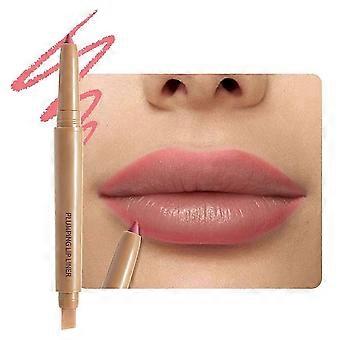 Waterproof Plum Lip Liner Pencil – with Silicone Smudger, Long-Lasting Creamy Matte Finish