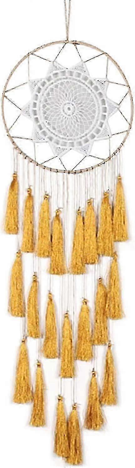 Wall-mounted dreamcatcher (yellow)SSZFV
