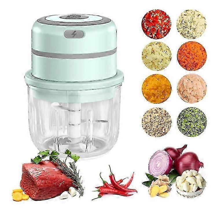 wireless garlic masher vegetable chopper USB charging kitchen gadget