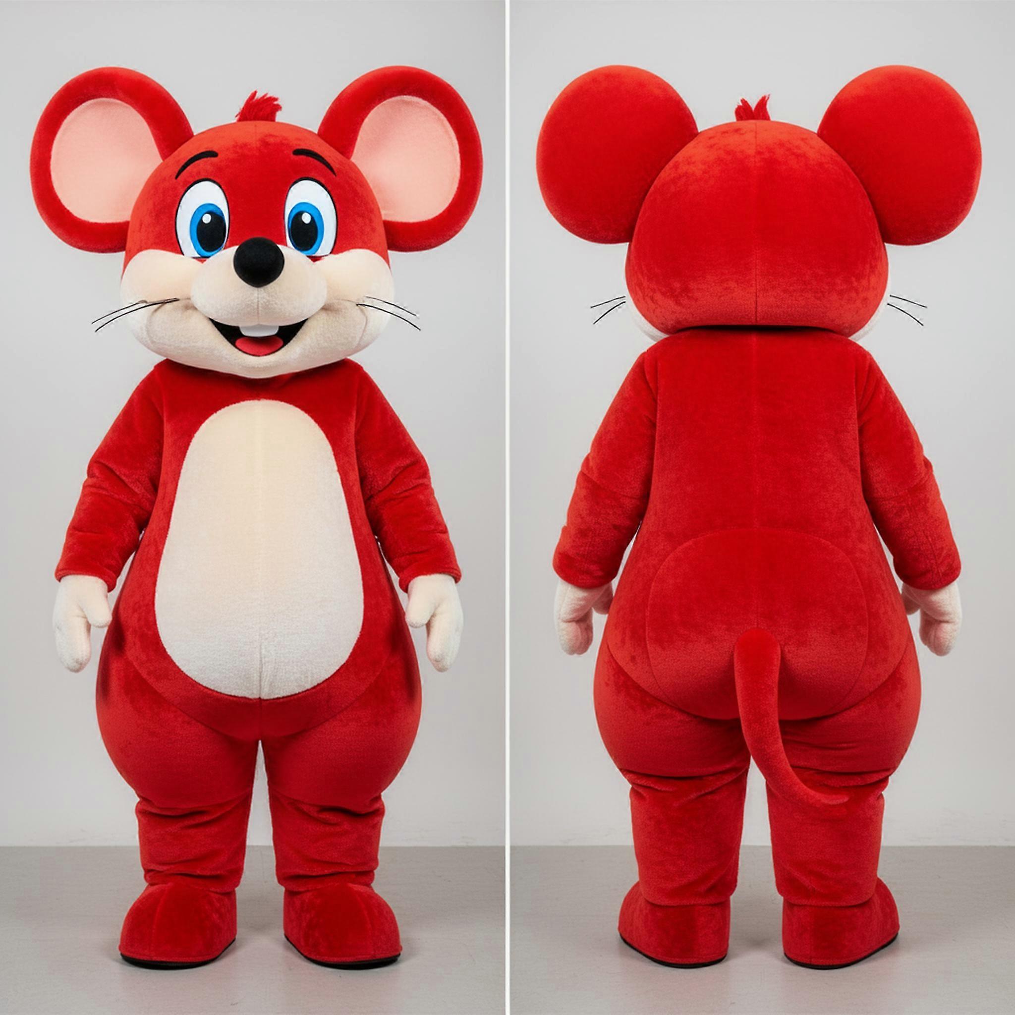MASTICOT Crimson Velvety Mouse Mascot