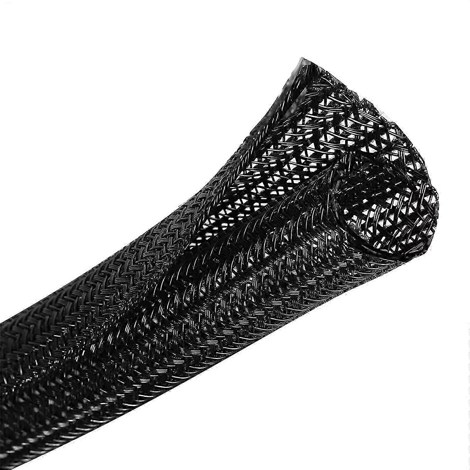 3/8 Inch Split Cable Sleeve 25ft Flame Proof