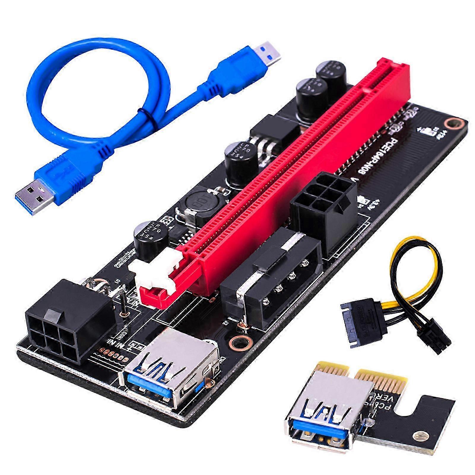 PCI-E 16X Riser Board With USB 3.0 Cable