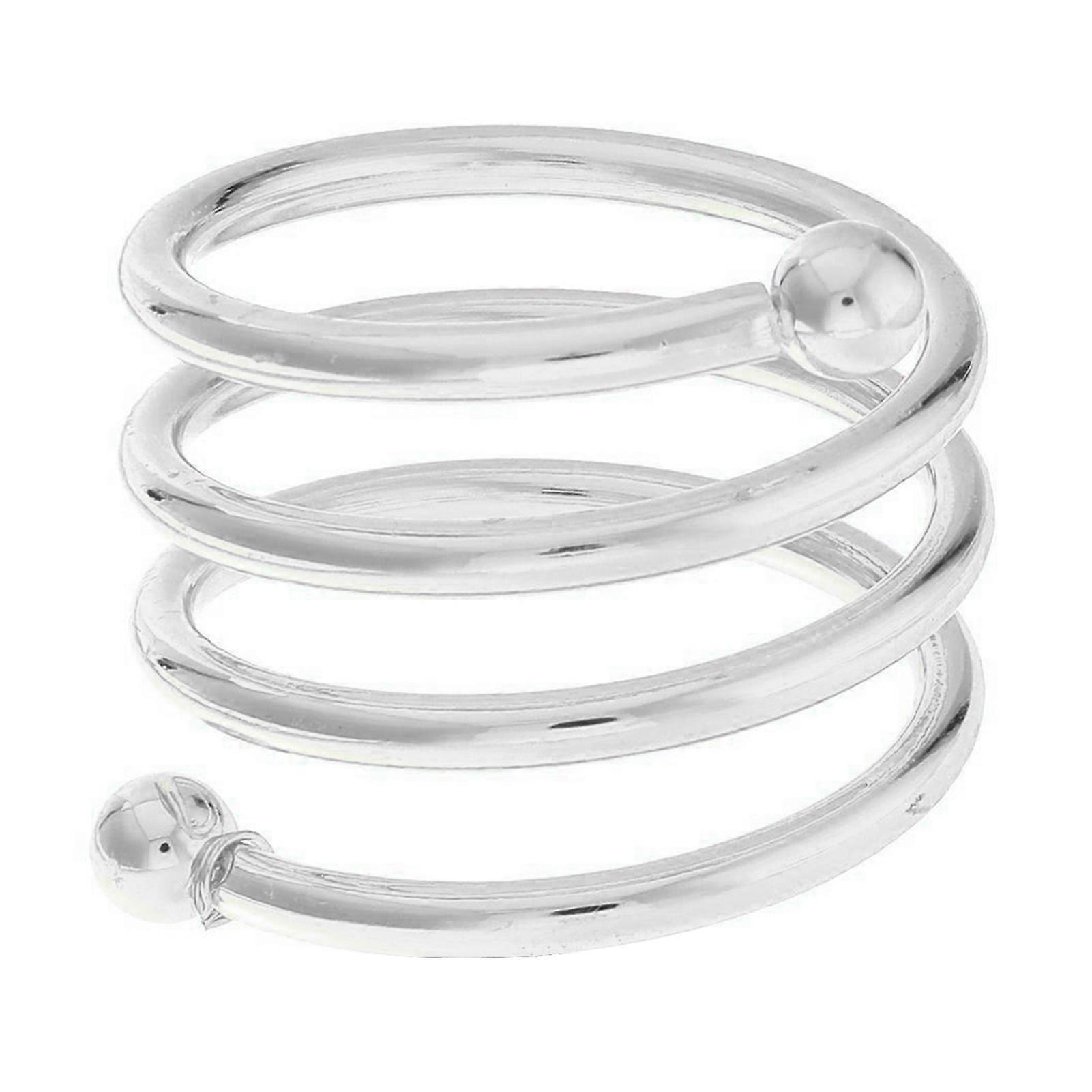 Napkin Ring with Spring Bead and Alloy Plating for Table Decor