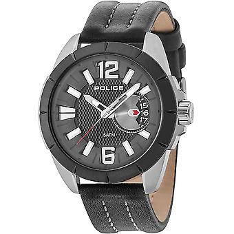 Police pitcher reloj para Hombre Analógico de Cuarzo con brazalete de Piel de vaca R1451289002