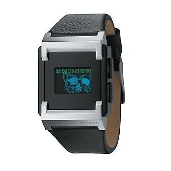 Diesel watches reloj para Hombre Digital de Cuarzo con brazalete de Piel de vaca DZ7086