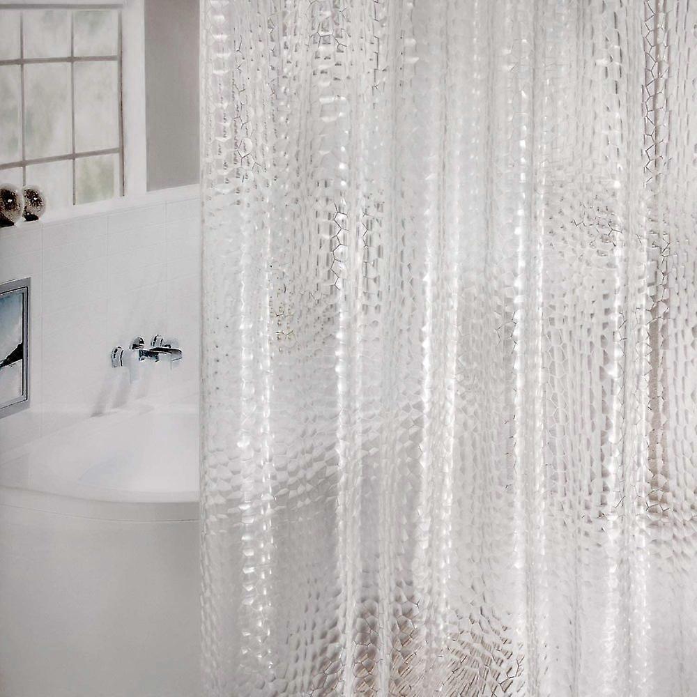 Magnetic Stabilization Translucent Shower Curtain EVA Rust-Resistant