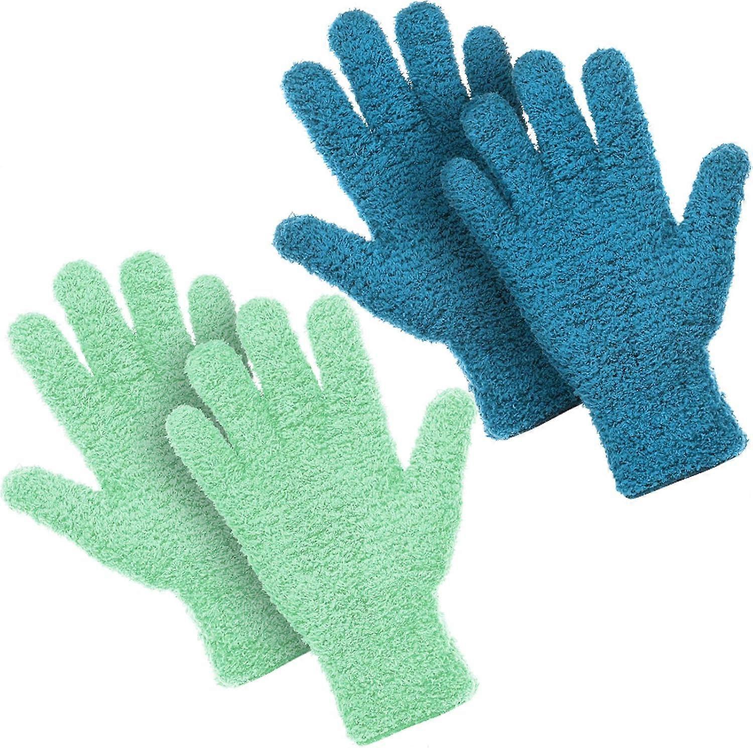 Reusable Washable Microfiber Dusting Gloves
