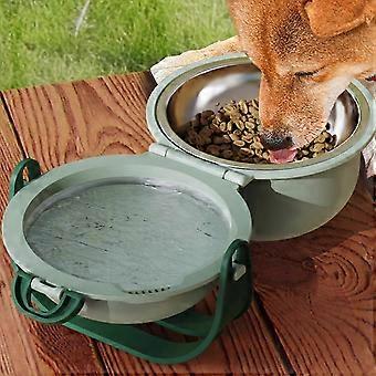Faltbarer Reisenapf für Haustiere, Hundenapf, tragbarer Wassernapf, faltbarer Futter- und Wassernapf, geeignet für Camping