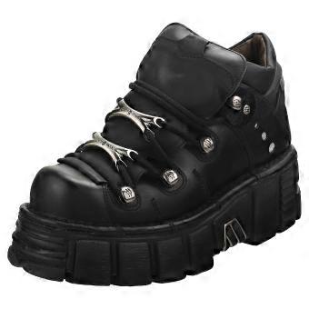 New Rock M106n-s6 Unisex Platform Shoes in Black