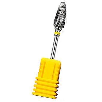4Pcs Manicure Metal Nail Drill Bits Grinding Drill Bit Head for Nail Art