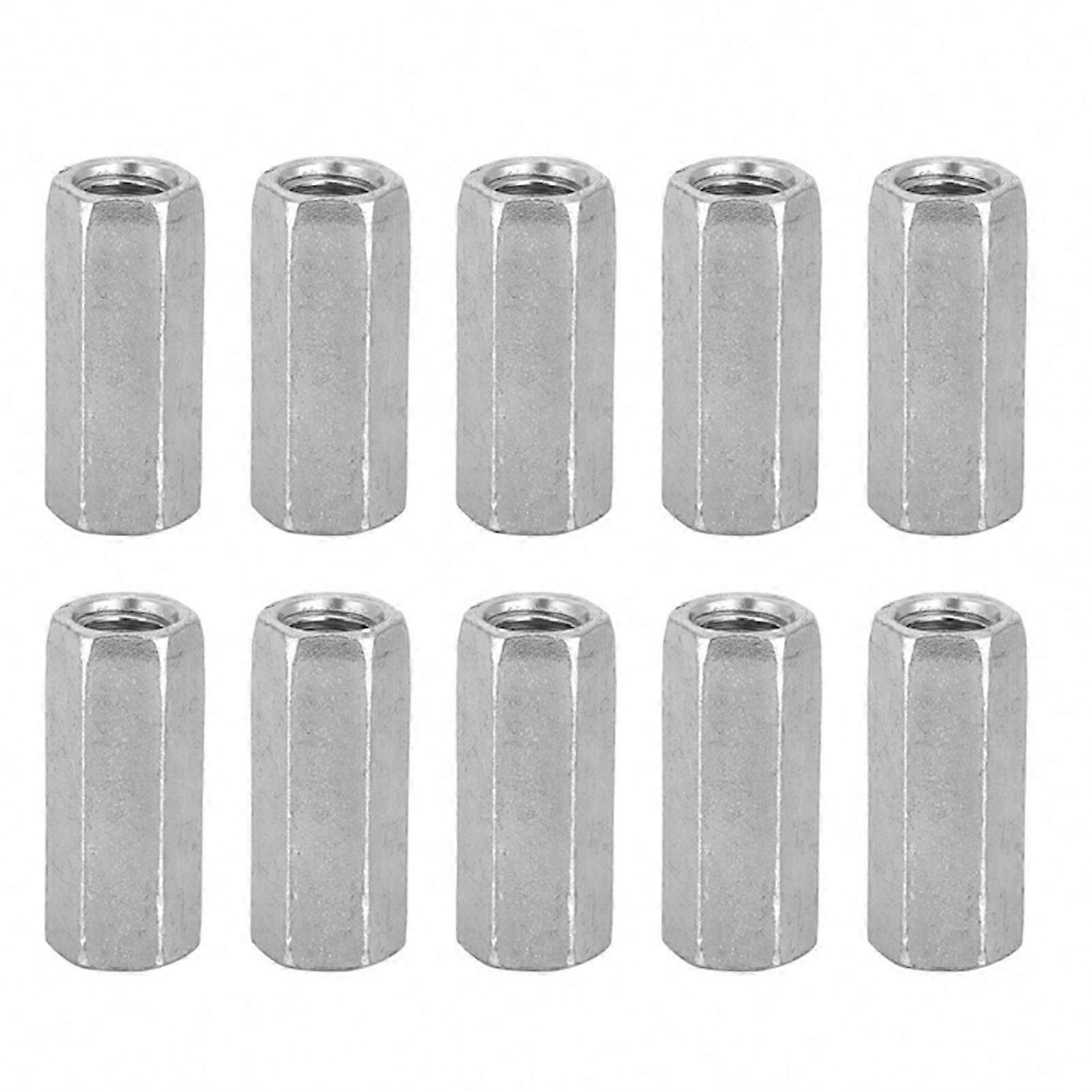 Hex Standoff Threaded Fasteners, 10pcs (M8*30) Long Hexagonal Sleeve Rod Nuts, YEMAA