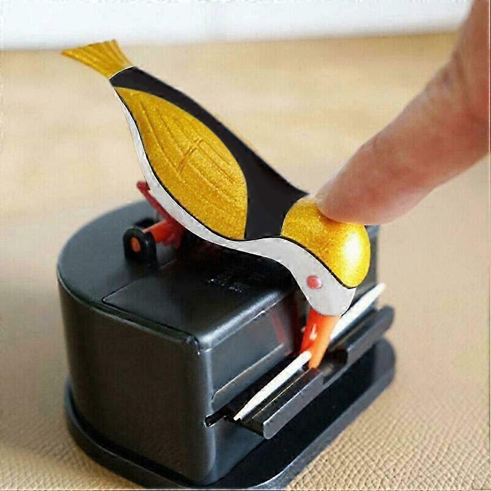 Toothpick Holder Dispenser Automatic Bird Box Table Woodpecker