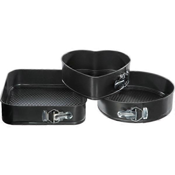 Baking tins in different shapes 3 springform tins