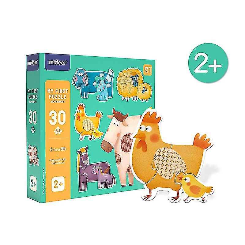 Vloerpuzzel voor beginner, diervormige legpuzzels