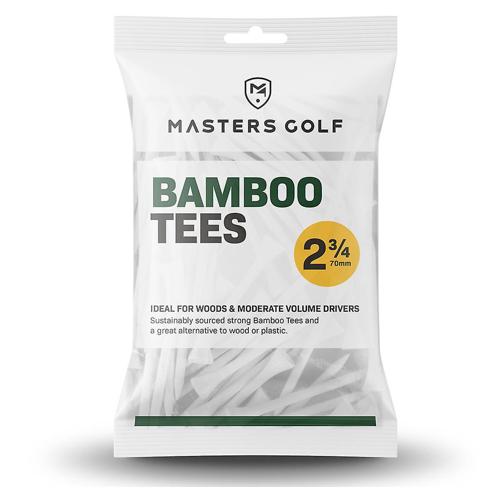 Masters Bamboo 2 3/4 Camisetas Naturales Pack de 20 Blanco