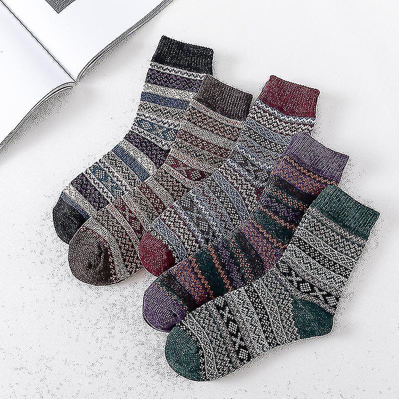 5 Ps Ladies Wool Socks Able Soft Thick Socks