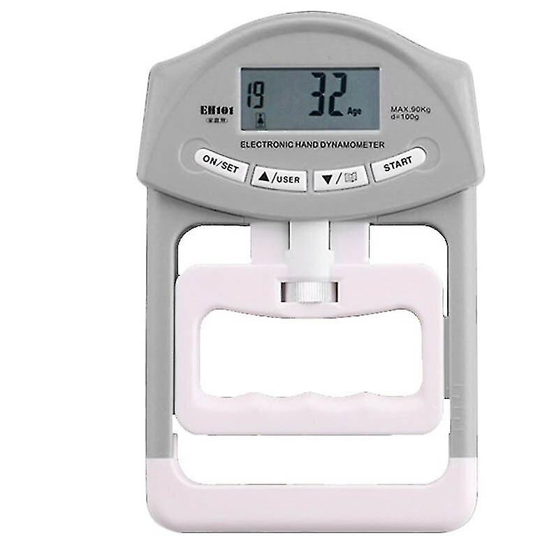 Digital Electronic Hand Dynamometer 90kg/200lbs Counting Gripper Grips Strengthener Measurement Meter Auto Capturing Power