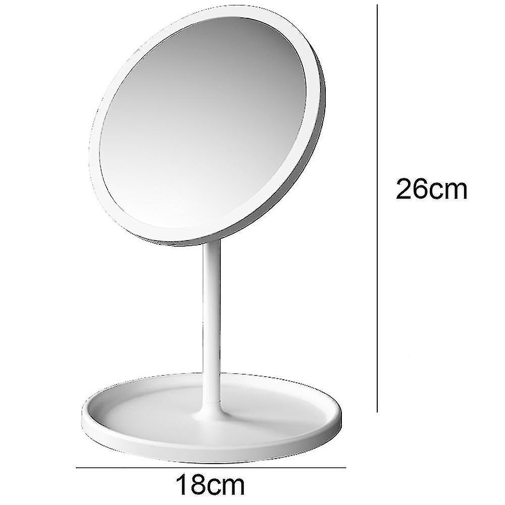 Espejo de maquillaje: espejo recargable con luces