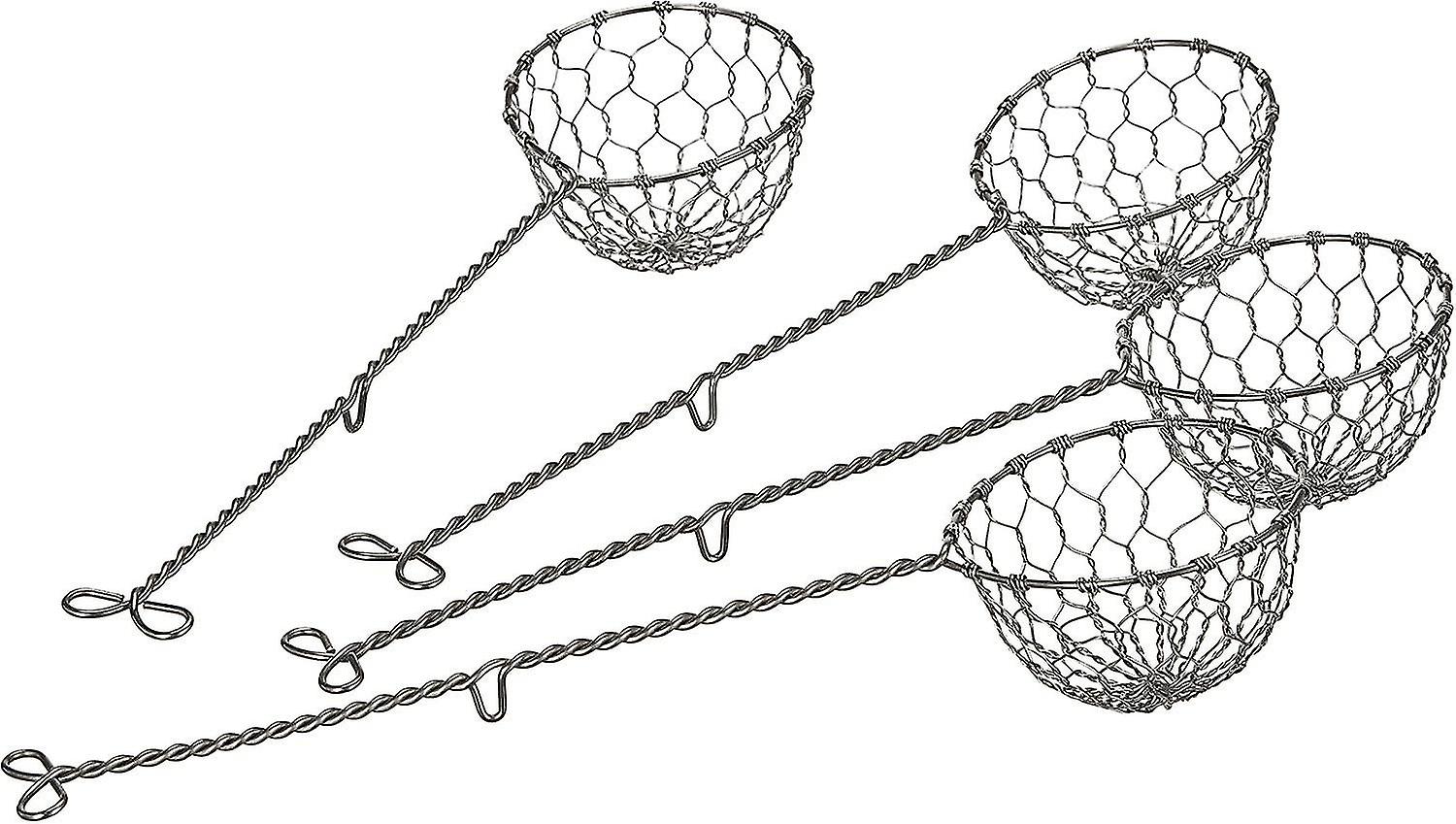 1 set of 4 fondue strainers, stainless steel NIUNIU