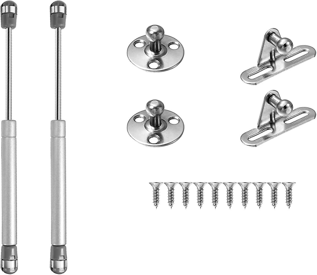 Gas Struts for Kitchen or Cupboard Doors, Damper Set Pistons for Up-and-Down Door, Cabinets 2pcs Set (60N)