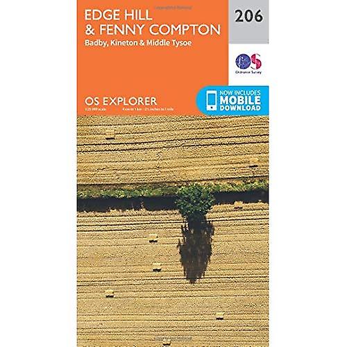 OS Explorer Map (206) Edge Hill and Fenny Compton