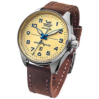 Space race Analog Man Watch Automatic with Cowhide Bracelet YN55-325A663