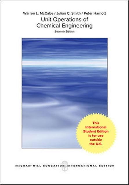 Unit Operations Of Chemical Engineering Intl Ed by Peter Harriott Paperback