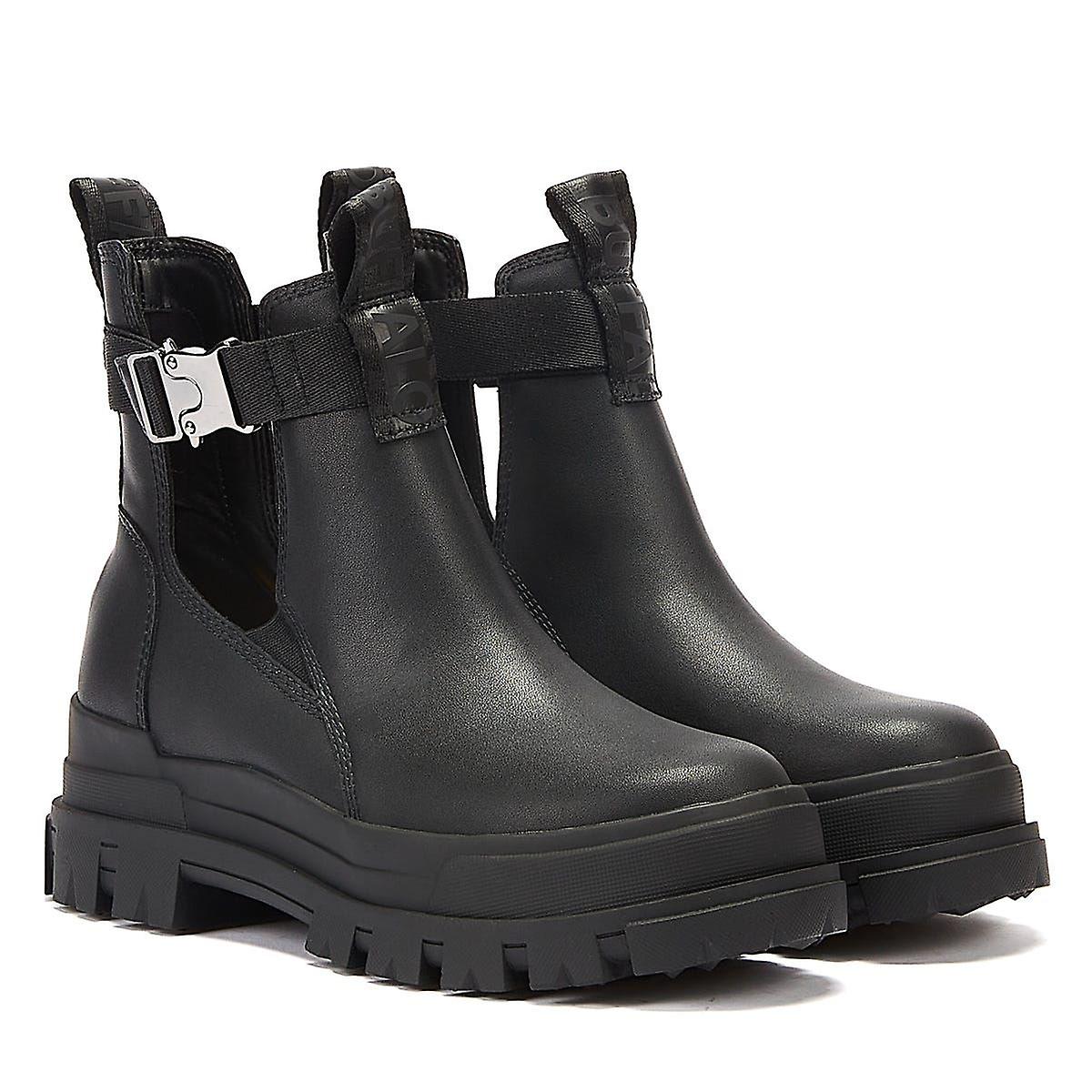 Buffalo Aspha Coa Womens Black Boots