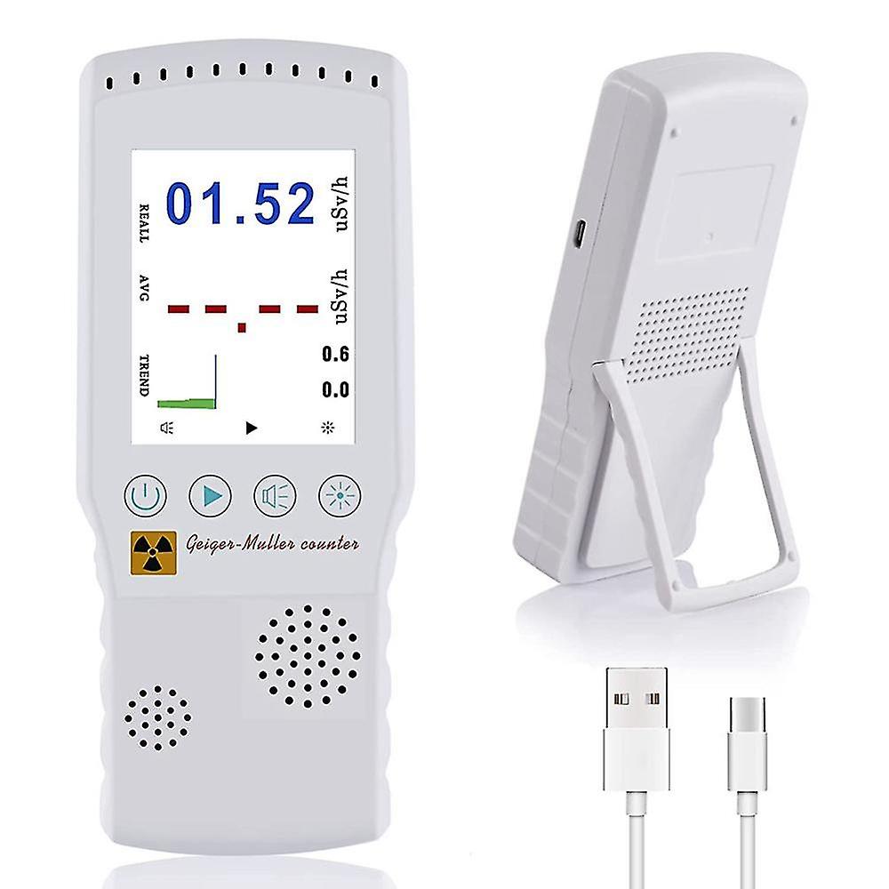 Geiger Counter Nuclear Radiation Detector, 0.01 Usv/h,dosimeter Monitor Nuclear Digital Meter For Industry