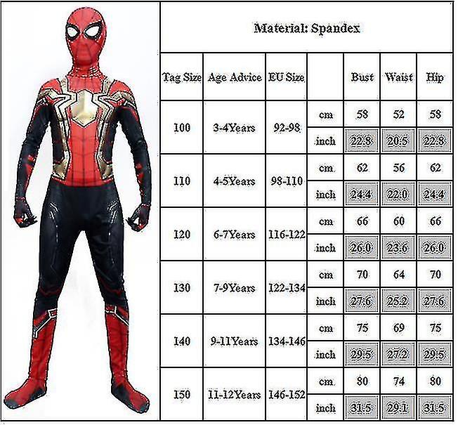 Enfant Spider-man Playsuit Boys Party Jumpsuit Cartoon Romper avec couvre-chef Enfants 3-12 ans