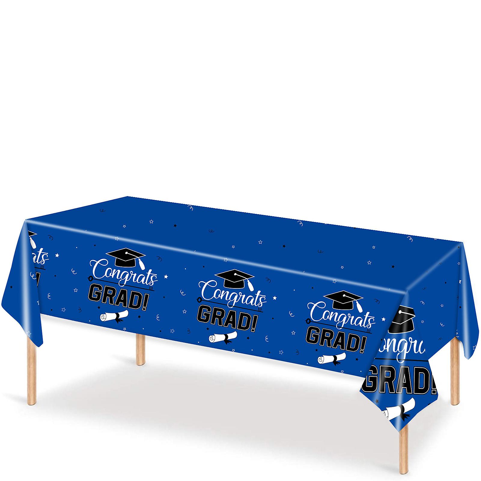 Graduation Theme Pattern Tablecloth Odourless Waterproof And Smooth Tablecloth For Graduation Party Decorations