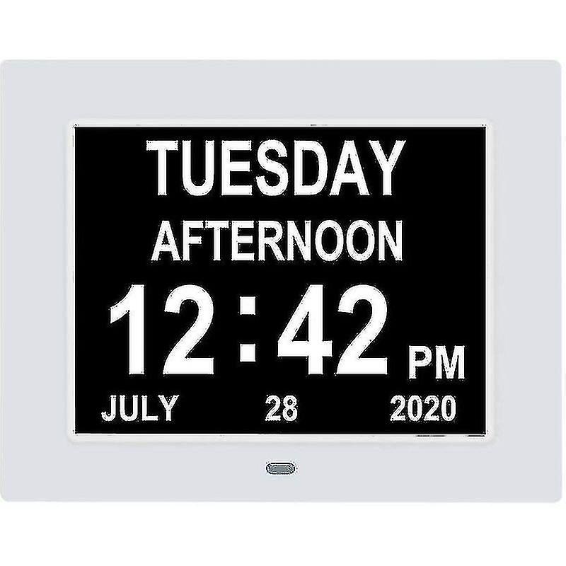 Digital Dementia Clock Calendar Clock Day Date Clock Grand Display Grand Clear Unabbreviated Time And Date