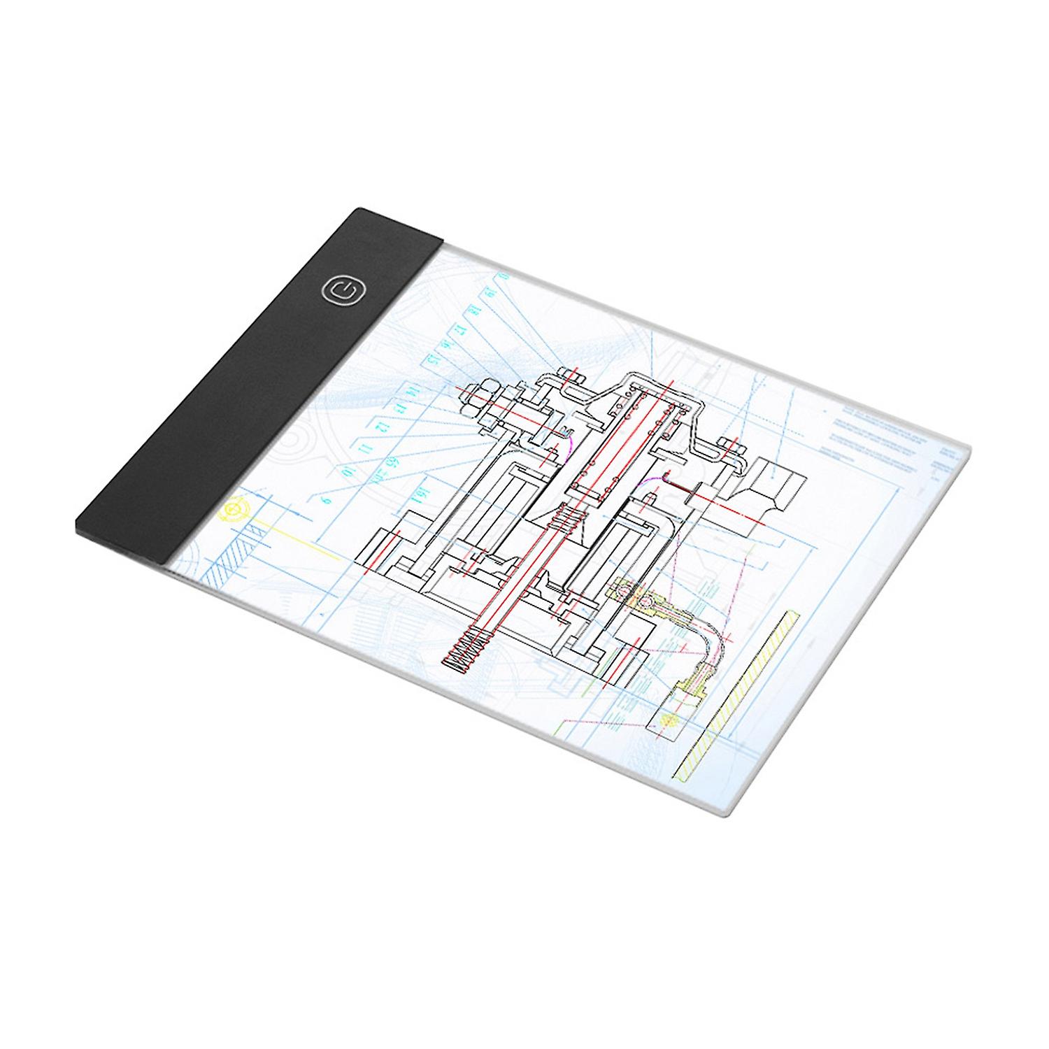 LED A5 Graphic Tablet Light Pad Digital Tablet Copyboard with 3-level Adjustable Brightness for Trac