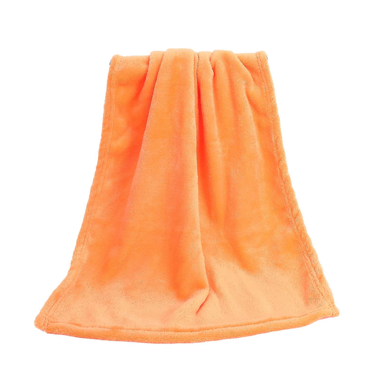 Coral Fleece Blankets Super Soft Shaggy Universal Solid-color Fleece Blankets for Sofa