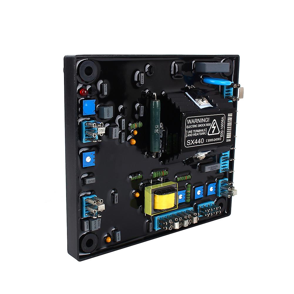 Qukaim Automatic Voltage Regulator Generator Automatic Voltage Regulator AVR SX440 for Stamford Generator, 220V, 50Hz, Compact Design, Reliable