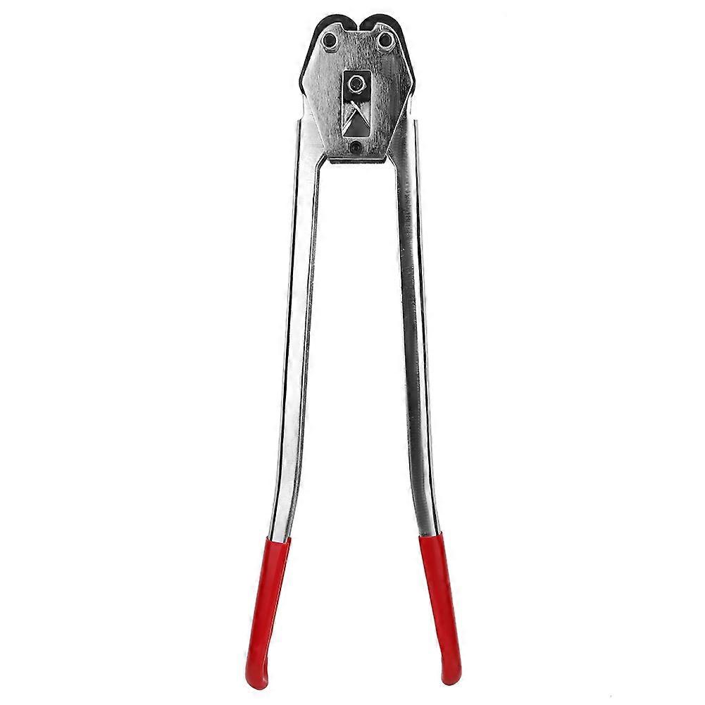 Strapping Crimper Pliers Packer Sealer Manual Banding Tool for PP PET Plastic StrapRed